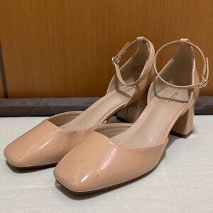 ALDO Nude Patent Heels
